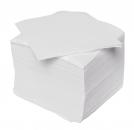 Papierservietten Servietten Weiß 1lagig 33x33 1/4 Falz 1x4kg (9×ca250st) ca.2250st.